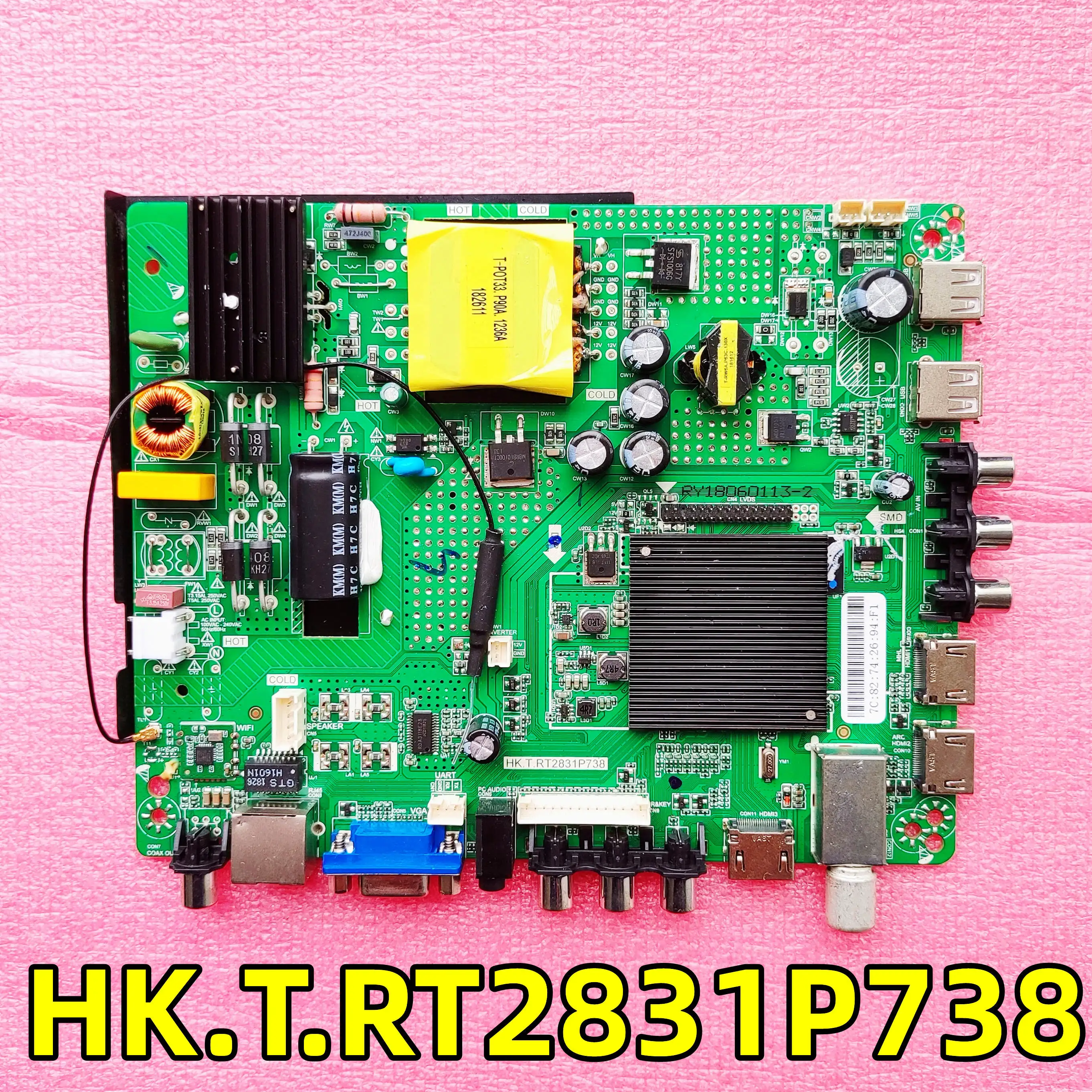 Оригинальная материнская плата HK.T.RT2831P738 три в одном сетевом дисплее WiFi плата драйвера
