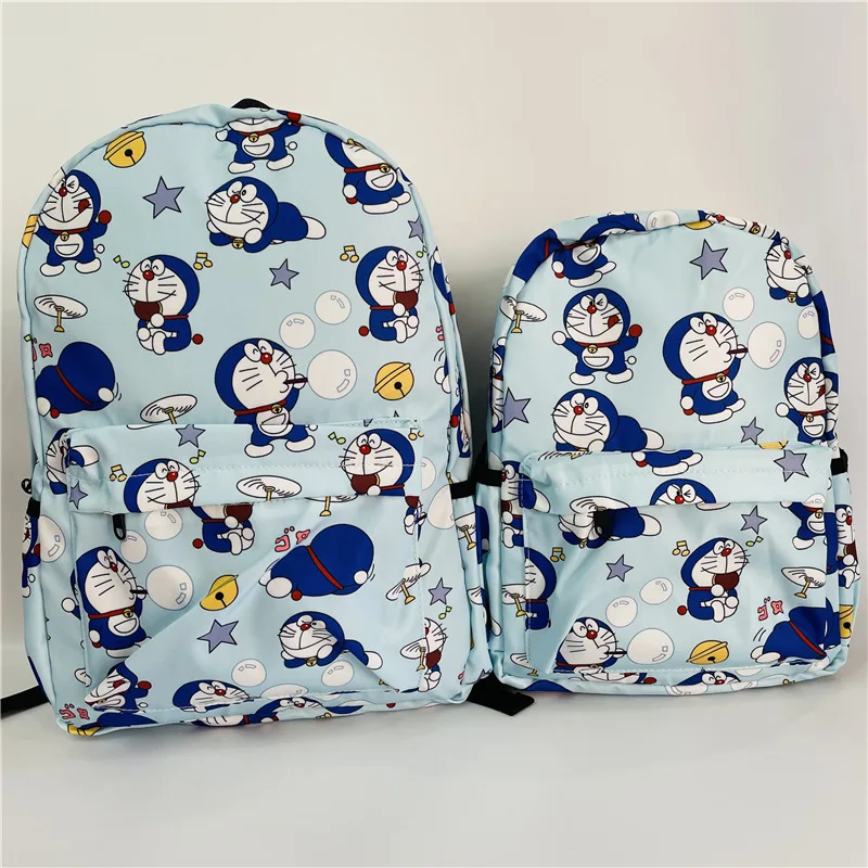 Школьный рюкзак Doraemon cartoon canvas, милый 2022, новый женский рюкзак для девочек, большой вместительный школьный рюкзак для студентов, дорожный рюкзак для детей