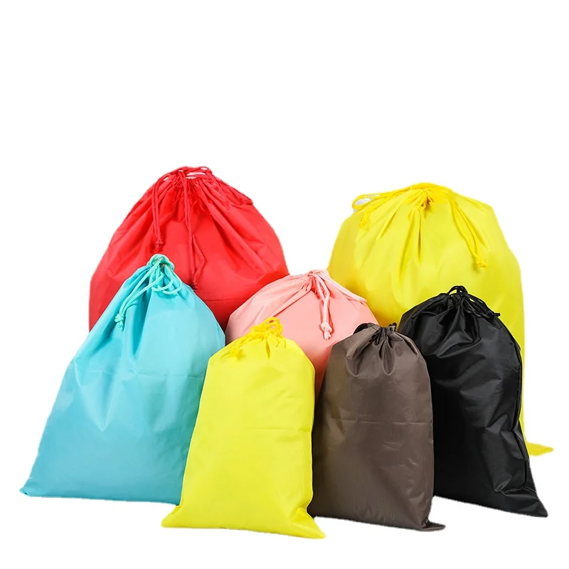 Спортивные прочные водонепроницаемые сумки на шнурке Домашний органайзер для хранения одежды и обуви Нейлоновый карман большого размера Пылезащитный чехол для продуктов