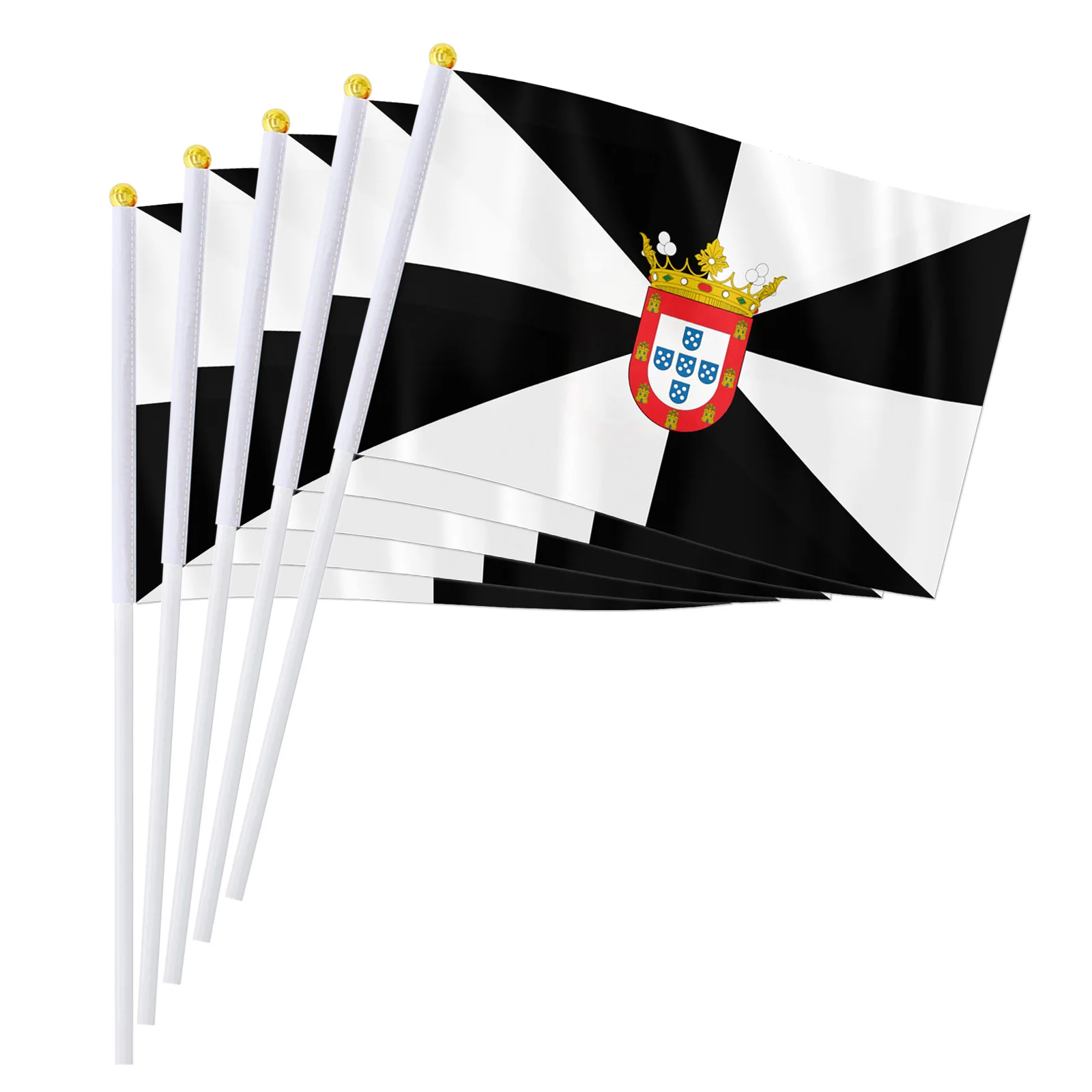 ПТЕРОЗАВР 14x21 см Испания Испанский Ручной Флаг Сеуты, ОСОБЕННО Испания Регион Сеута Ручной Маленький Развевающийся Флаг Декор Подарки, 50/100 шт.
