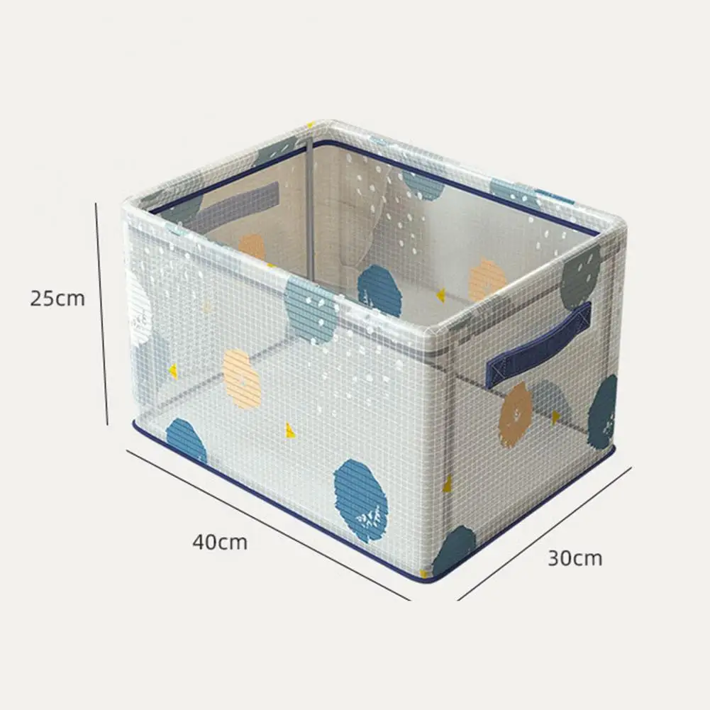 Корзина для хранения Практичная Тканевая Художественная Складная коробка-органайзер для домашних принадлежностей Коробка-органайзер для стола