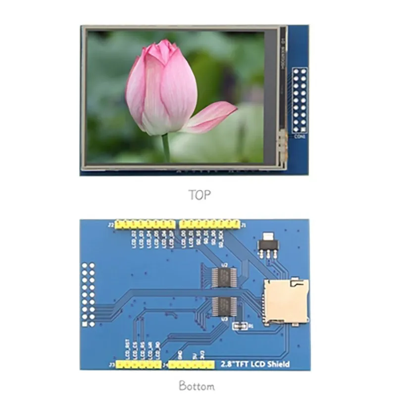 ЖК-модуль 2,8-дюймовый TFT-ЖК-Экран Для Платы Arduino UNO R3 и Поддержка Mega 2560 С Сенсорным Пером Gif