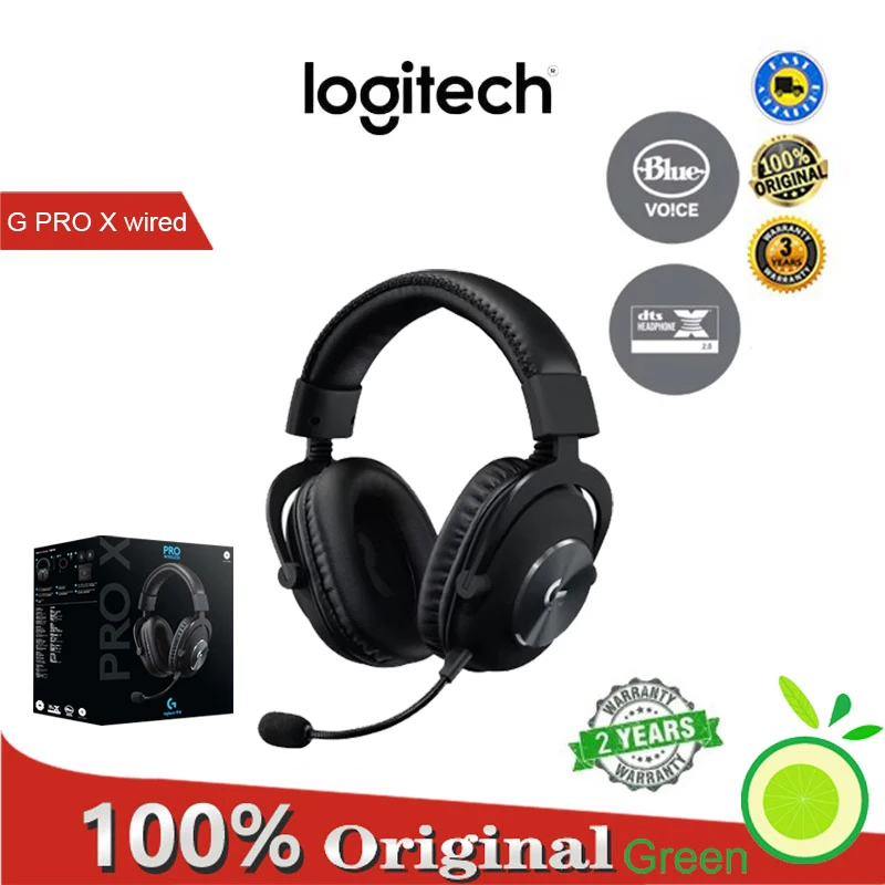 Игровая гарнитура Logitech G PRO X 7.1 объемного звучания с микрофоном