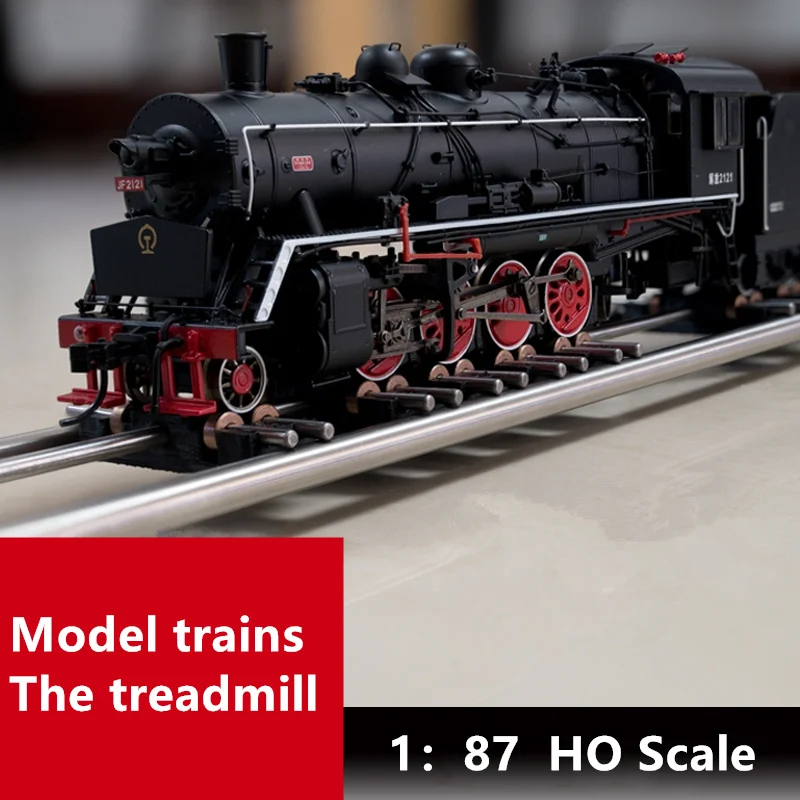 Модель железной дороги в масштабе 1: 87 в масштабе HO, стандартный испытательный стенд для роликов с 8 тележками, игрушка-подшипник для беговой дорожки
