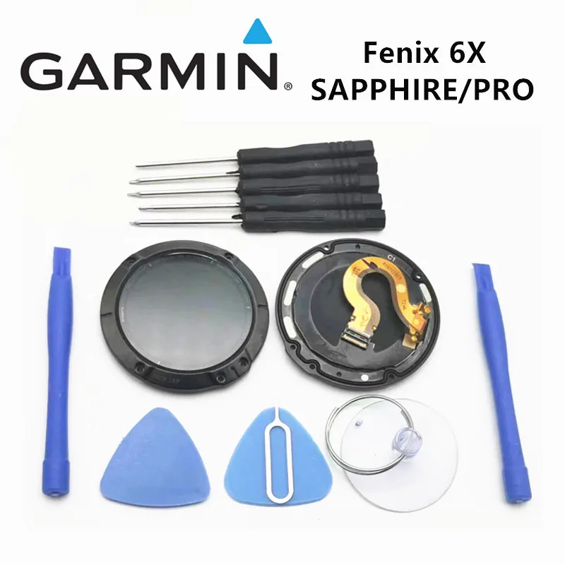 Garmin Fenix 6X сапфировый ЖК-дисплей 6X Pro GPS Часы Универсальный дисплей Запчасти для ремонта 51 мм Совершенно Новый оригинал