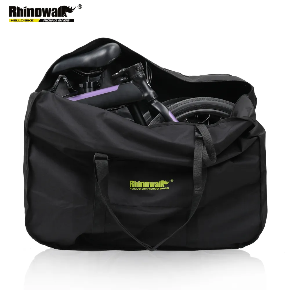 Rhinowalk 16-20-дюймовая Складная Велосипедная сумка для переноски Портативная Велосипедная сумка для переноски Велосипедного велосипеда Дорожная сумка для хранения велосипедов