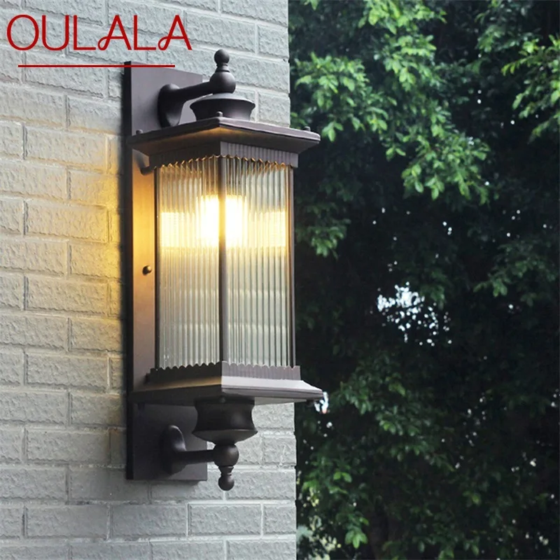 Настенный светильник BUNNY Outdoor в стиле ретро, бра, классическая светодиодная лампа, Водонепроницаемая домашняя Декорация для крыльца